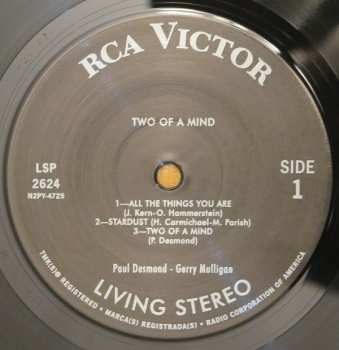 LP Gerry Mulligan: Two Of A Mind LTD