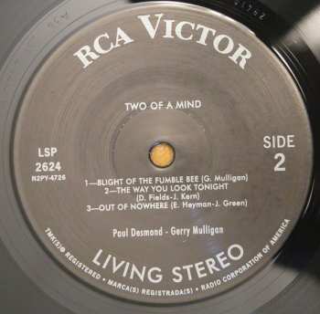 LP Gerry Mulligan: Two Of A Mind LTD