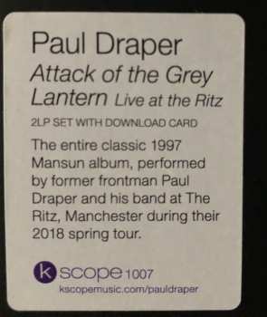 2LP Paul Draper: Attack Of The Grey Lantern Live At The Ritz LTD
