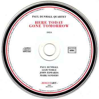 CD Paul Dunmall Quartet: Here Today Gone Tomorrow