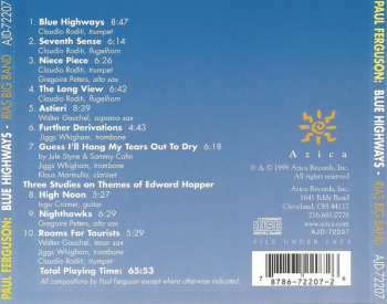 CD Claudio Roditi: Blue Highways (The Music of Paul Ferguson)