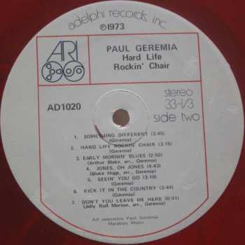 CD Paul Geremia: Hard Life Rockin' Chair