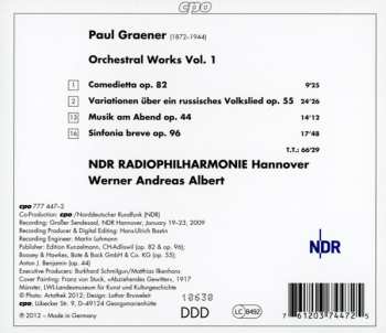 CD NDR Radiophilharmonie: Orchestral Works Vol. 1 NUM