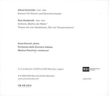 CD Paul Hindemith: Paul Hindemith / Alfred Schnittke