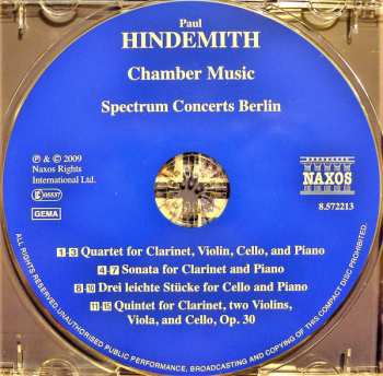 CD Paul Hindemith: Chamber Musiuc