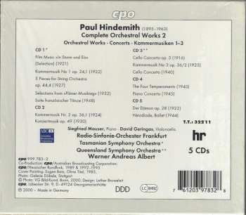 5CD/Box Set Paul Hindemith: Complete Orchestral Works 2