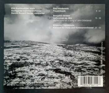 CD Paul Hindemith: Lachrymae