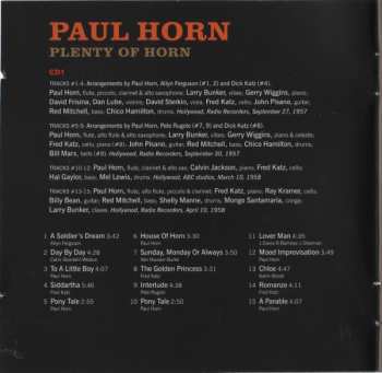 2CD Paul Horn: Plenty Of Horn