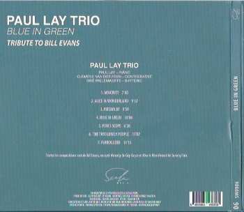 CD Paul Lay Trio: Blue In Green / Tribute To Bill Evans