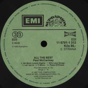 2LP Paul McCartney: All The Best