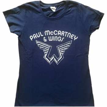 Merch Paul McCartney: Dámske Tričko Wings Logo Paul Mccartney 