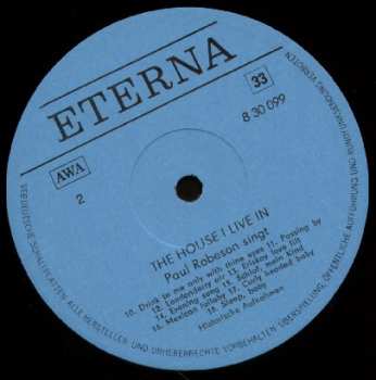 LP Paul Robeson: The House I Live In