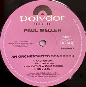2LP Paul Weller: An Orchestrated Songbook