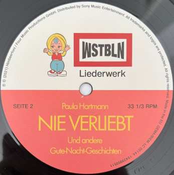 LP Paula Hartmann: Nie Verliebt