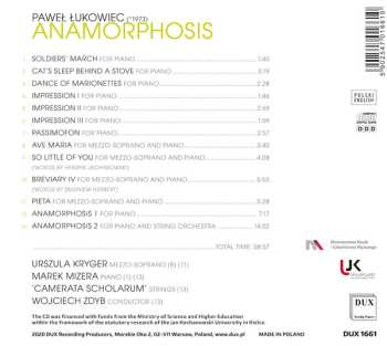 CD Urszula Kryger: Anamorphosis