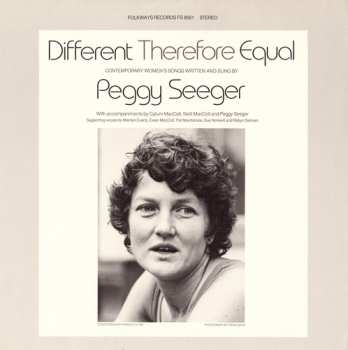 CD Peggy Seeger: Different Therefore Equal