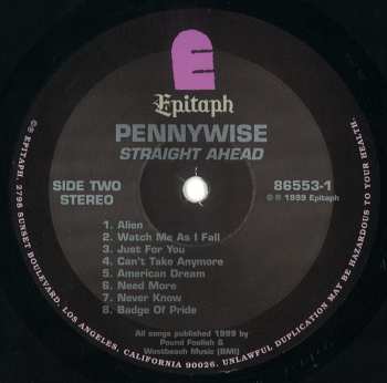 LP Pennywise: Straight Ahead