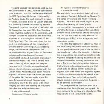 CD DR RadioSymfoniOrkestret: Symphony No. 6 'At The End Of The Day' / Terrains Vagues