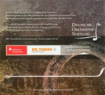 CD Herman Rarebell: Locked Down? (Music For Percussion Ensemble) DIGI