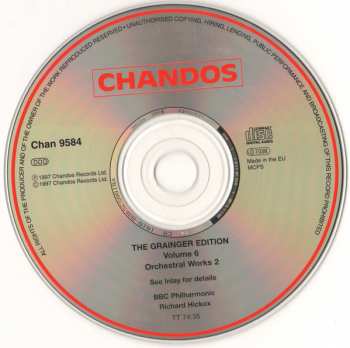 CD Richard Hickox: Orchestral Works 2 (The Warriors)