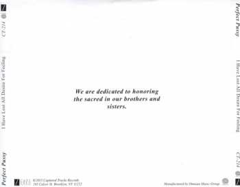 CD Perfect Pussy: I Have Lost All Desire For Feeling