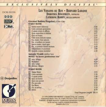 CD Antonio Vivaldi: Stabat Mater / Motet "In Furore Giustissimae Irae" / Stabat Mater