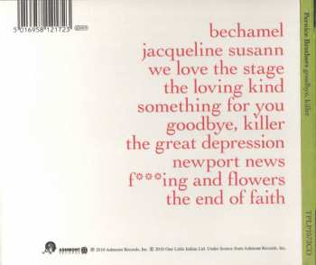 CD Pernice Brothers: Goodbye, Killer