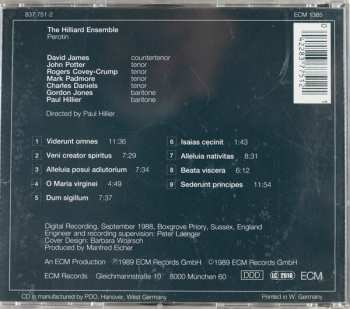 CD The Hilliard Ensemble: Perotin