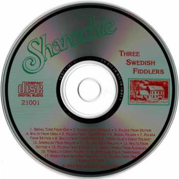 CD Pers Hans Olsson: Three Swedidh Fiddlers