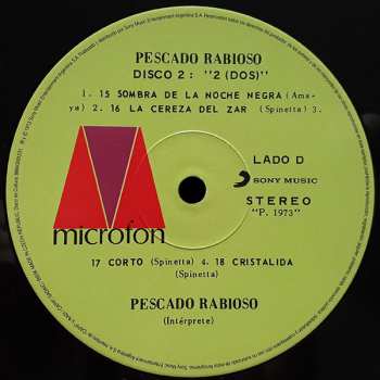 2LP Pescado Rabioso: Pescado 2