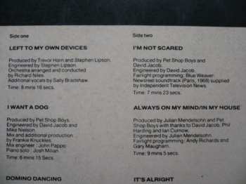 LP Pet Shop Boys: Introspective