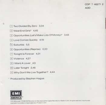 CD Pet Shop Boys: Please