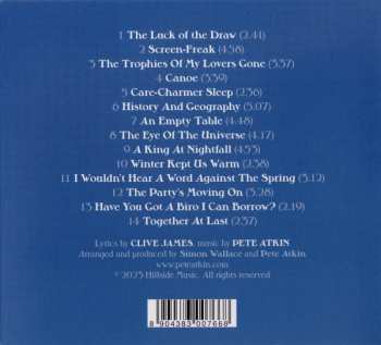 CD Pete Atkin: The Luck of the Draw: The Clive James - Pete Atkin Songbook, volume 2