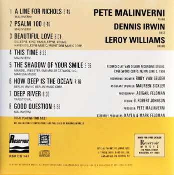 CD Pete Malinverni: This Time