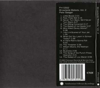 CD Pete Seeger: Broadside Ballads Vol. 2