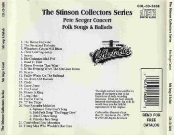 CD Pete Seeger: Concert: Folk Songs & Ballads