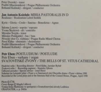 LP The Czech Philharmonic Orchestra: Holy Father John Paul II At Prague / Svatý Otec Jan Pavel II. V Praze