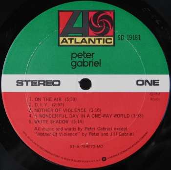 LP Peter Gabriel: Peter Gabriel