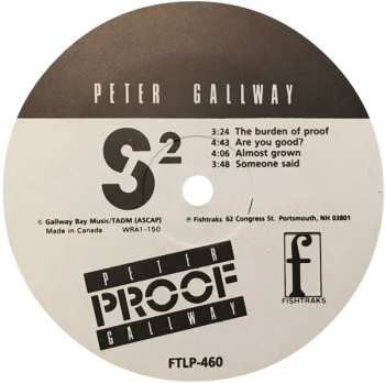 CD Peter Gallway: Proof LTD