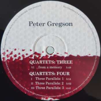 2LP Peter Gregson: Quartets DLX