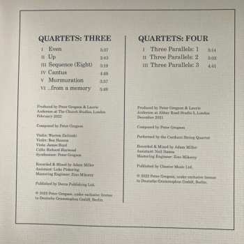 2LP Peter Gregson: Quartets DLX