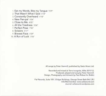 CD Peter Hammill: Consequences