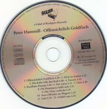 CD Peter Hammill: Offensichtlich Goldfisch