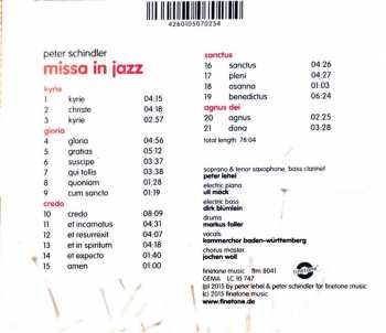 CD Peter Lehel Quartet: Missa In Jazz