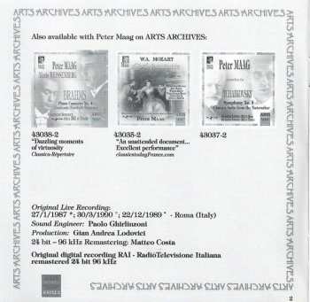 CD Wolfgang Amadeus Mozart: Peter Maag Conducts Mozart