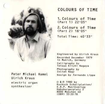 2CD Peter Michael Hamel: Colours Of Time / Bardo