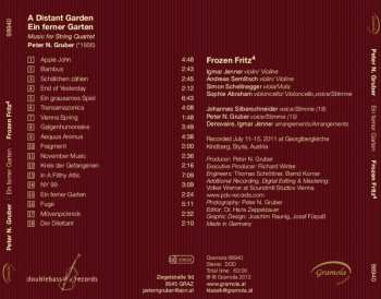 CD Peter Niklas Gruber: Ein Ferner Garten: Music For String Quartet