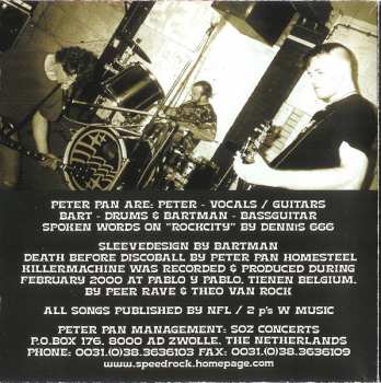 CD Peter Pan Speedrock: Killermachine