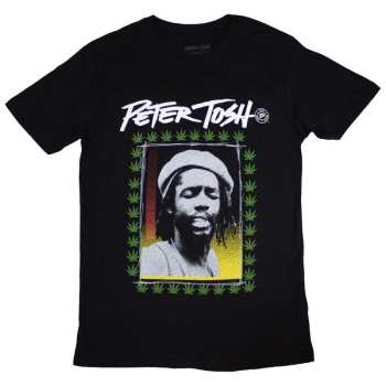 Merch Peter Tosh: Tričko Leaf Frame