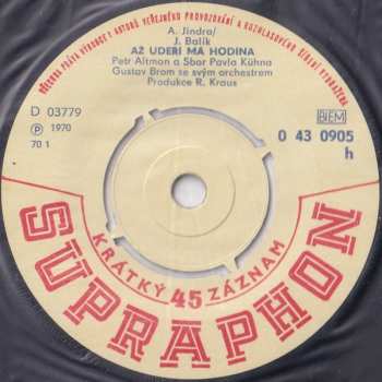 SP Petr Altman: Až Udeří Má Hodina / Tak Zapečetit Dům (I Wonna Be Around)